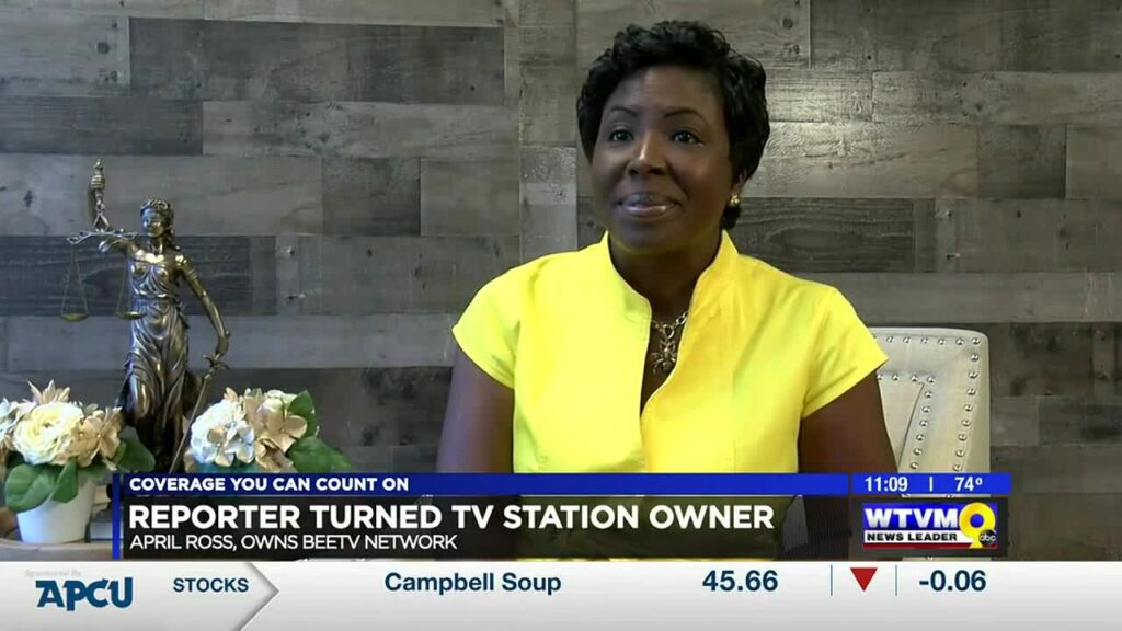 HBCU grad, April Ross, purchased a TV station in Georgia; Started with only a cell phone and Facebook LIVE.