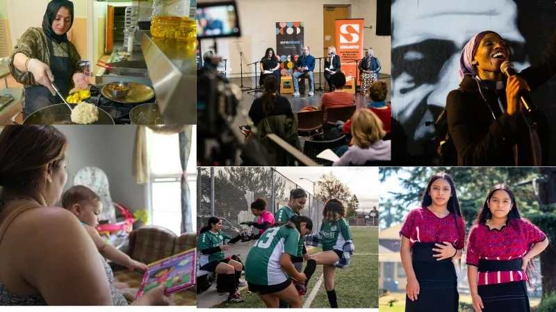 Collage of photos from local newsrooms around the community