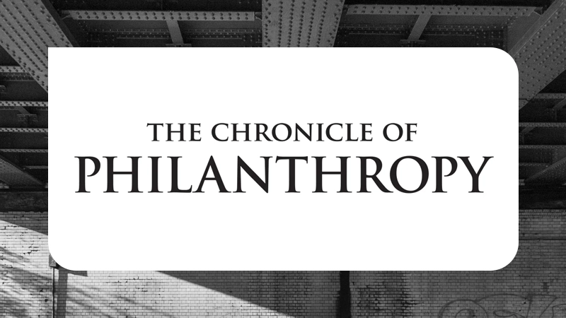 Logo: The Chronicle of Philanthropy
