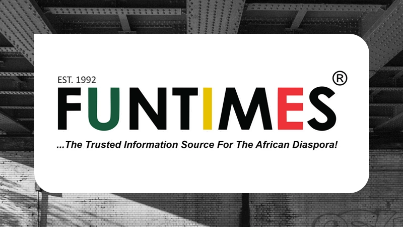 Logo: FunTimes... The Trusted Information Source for the African Diaspora!